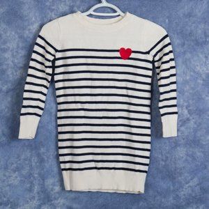 Gap Kids Stripped Sweater Dress Sz S